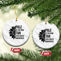 Skin Cancer Survivor Warrior Ceramic Ornament Pale Is The New Tan