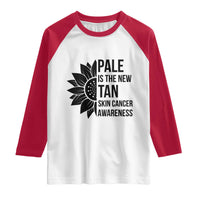 Skin Cancer Survivor Warrior Raglan Shirt Pale Is The New Tan