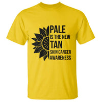 Skin Cancer Survivor Warrior T Shirt Pale Is The New Tan