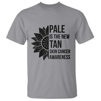 Skin Cancer Survivor Warrior T Shirt Pale Is The New Tan