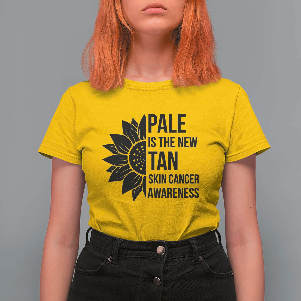 Skin Cancer Survivor Warrior T Shirt For Women Pale Is The New Tan