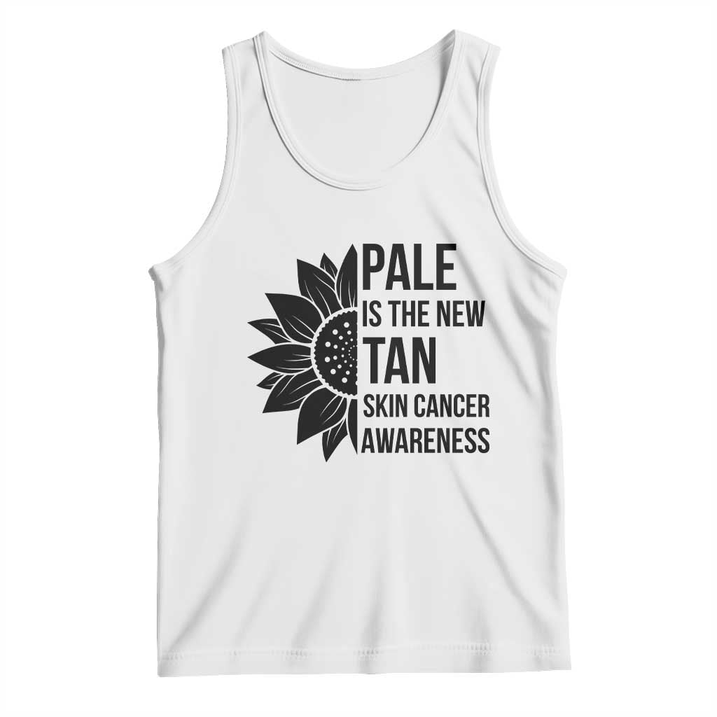 Skin Cancer Survivor Warrior Tank Top Pale Is The New Tan