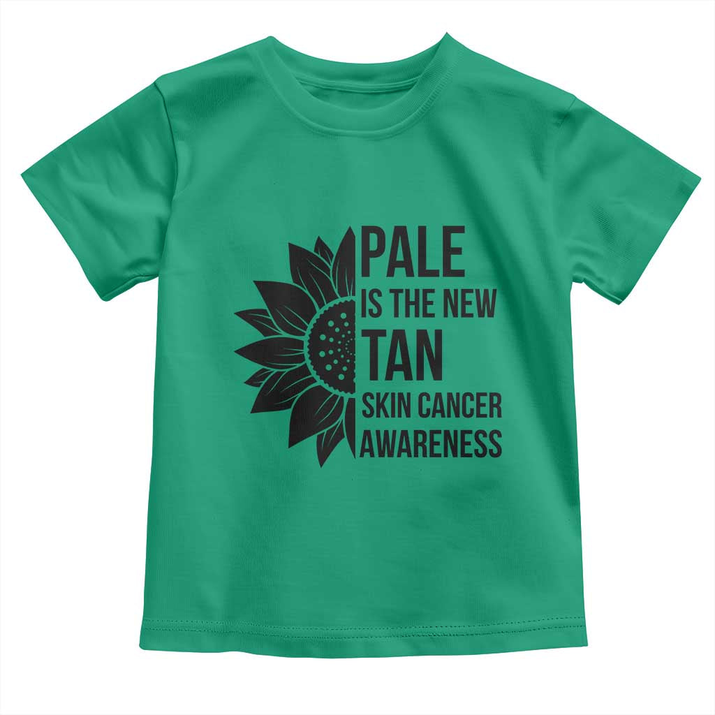 Skin Cancer Survivor Warrior Toddler T Shirt Pale Is The New Tan