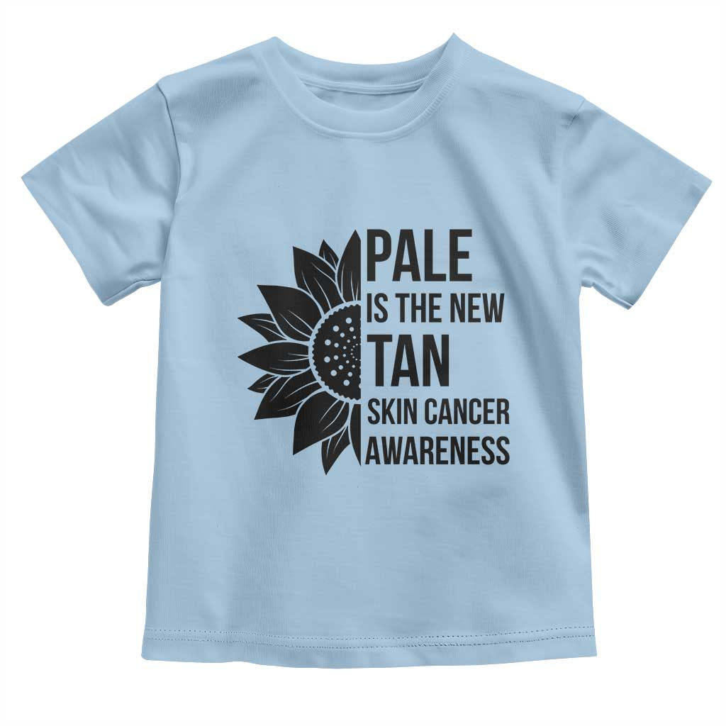 Skin Cancer Survivor Warrior Toddler T Shirt Pale Is The New Tan