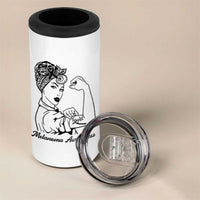 Melanoma Awareness Strong Woman 4 in 1 Can Cooler Tumbler Feminist Warrior