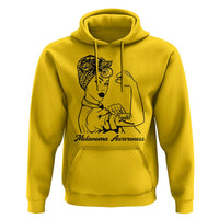 Melanoma Awareness Strong Woman Hoodie Feminist Warrior