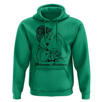 Melanoma Awareness Strong Woman Hoodie Feminist Warrior