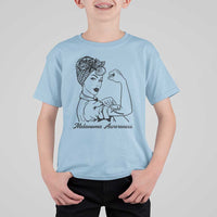 Melanoma Awareness Strong Woman T Shirt For Kid Feminist Warrior