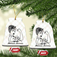 Melanoma Awareness Strong Woman Ceramic Ornament Feminist Warrior