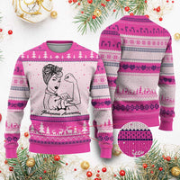 Melanoma Awareness Strong Woman Ugly Christmas Sweater Feminist Warrior