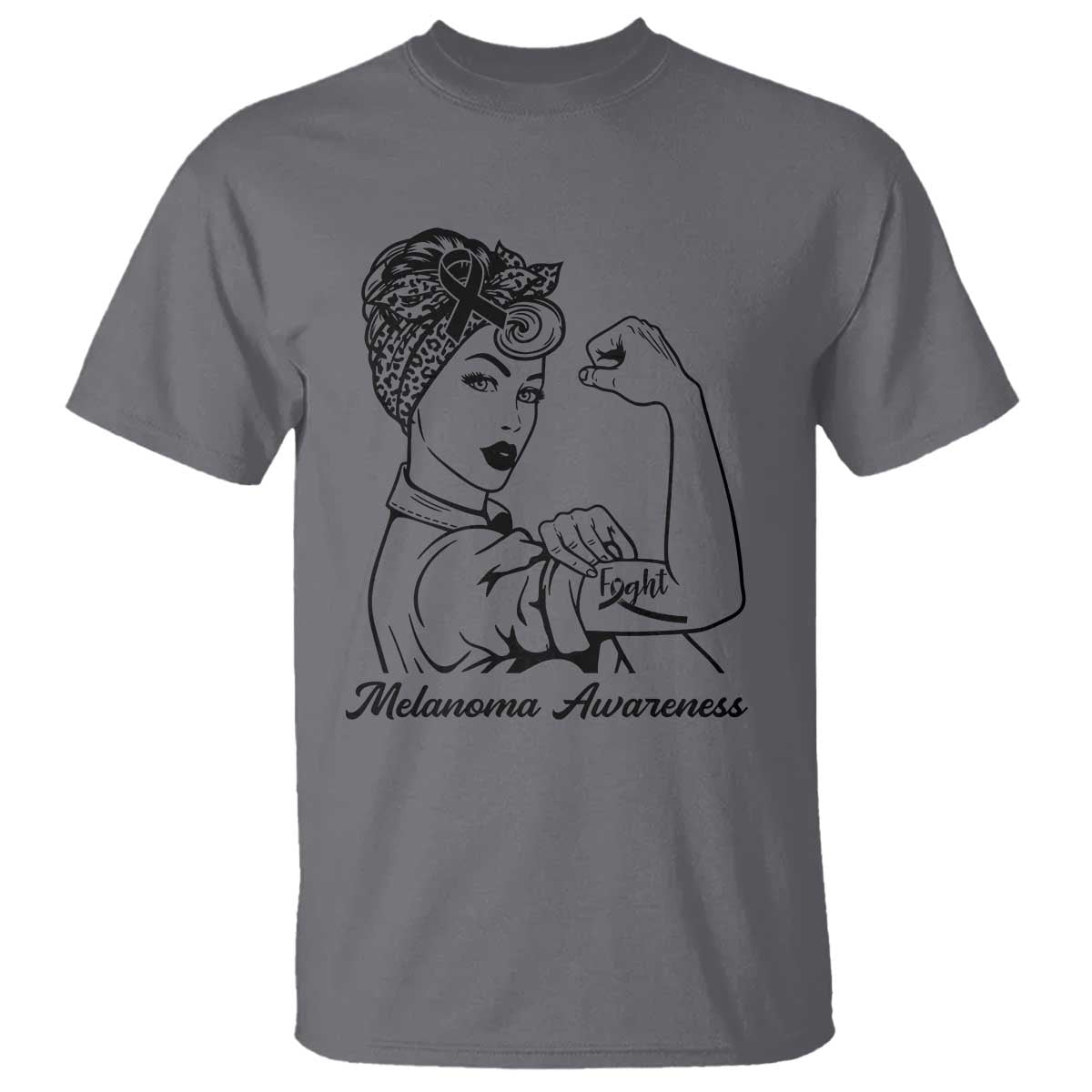 Melanoma Awareness Strong Woman T Shirt Feminist Warrior
