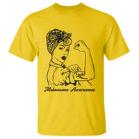 Melanoma Awareness Strong Woman T Shirt Feminist Warrior