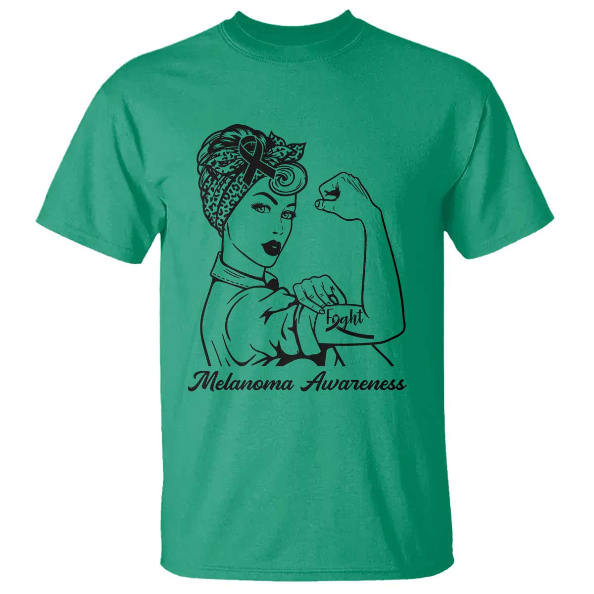 Melanoma Awareness Strong Woman T Shirt Feminist Warrior