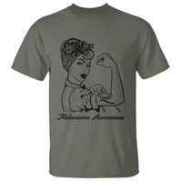 Melanoma Awareness Strong Woman T Shirt Feminist Warrior