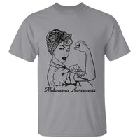 Melanoma Awareness Strong Woman T Shirt Feminist Warrior
