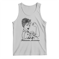 Melanoma Awareness Strong Woman Tank Top Feminist Warrior