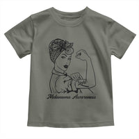 Melanoma Awareness Strong Woman Toddler T Shirt Feminist Warrior