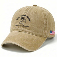 Melanoma Awareness Strong Woman Washed Cotton Baseball Cap Brave Strong Resilient Warrior