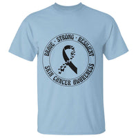 Melanoma Awareness T Shirt Brave Strong Resilient Warrior