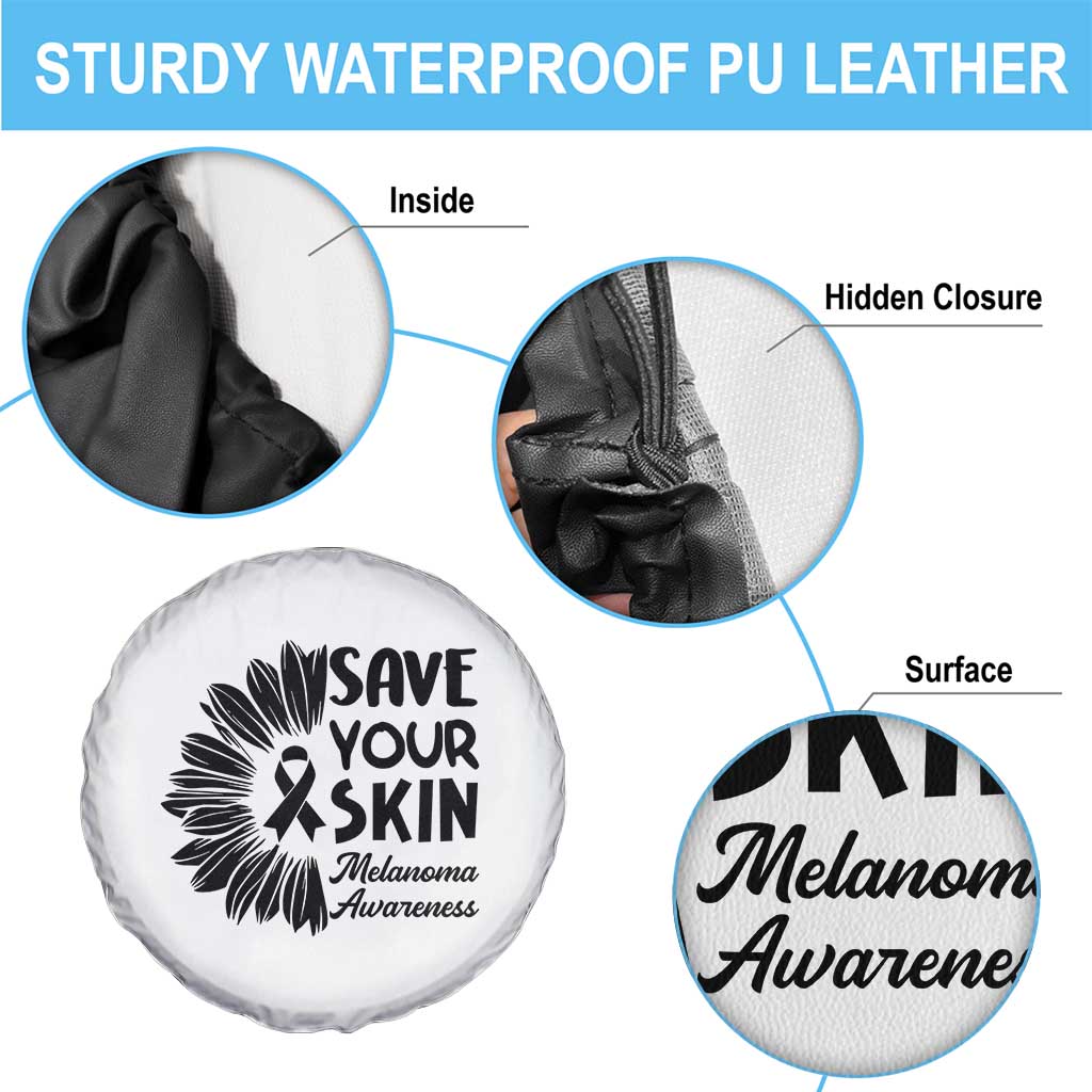 Skin Cancer Fighter Spare Tire Cover Save Your Skin