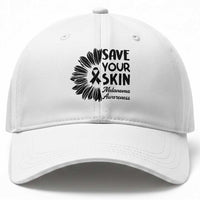 Skin Cancer Fighter Baseball Cap Save Your Skin