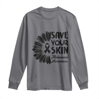 Skin Cancer Fighter Long Sleeve Shirt Save Your Skin