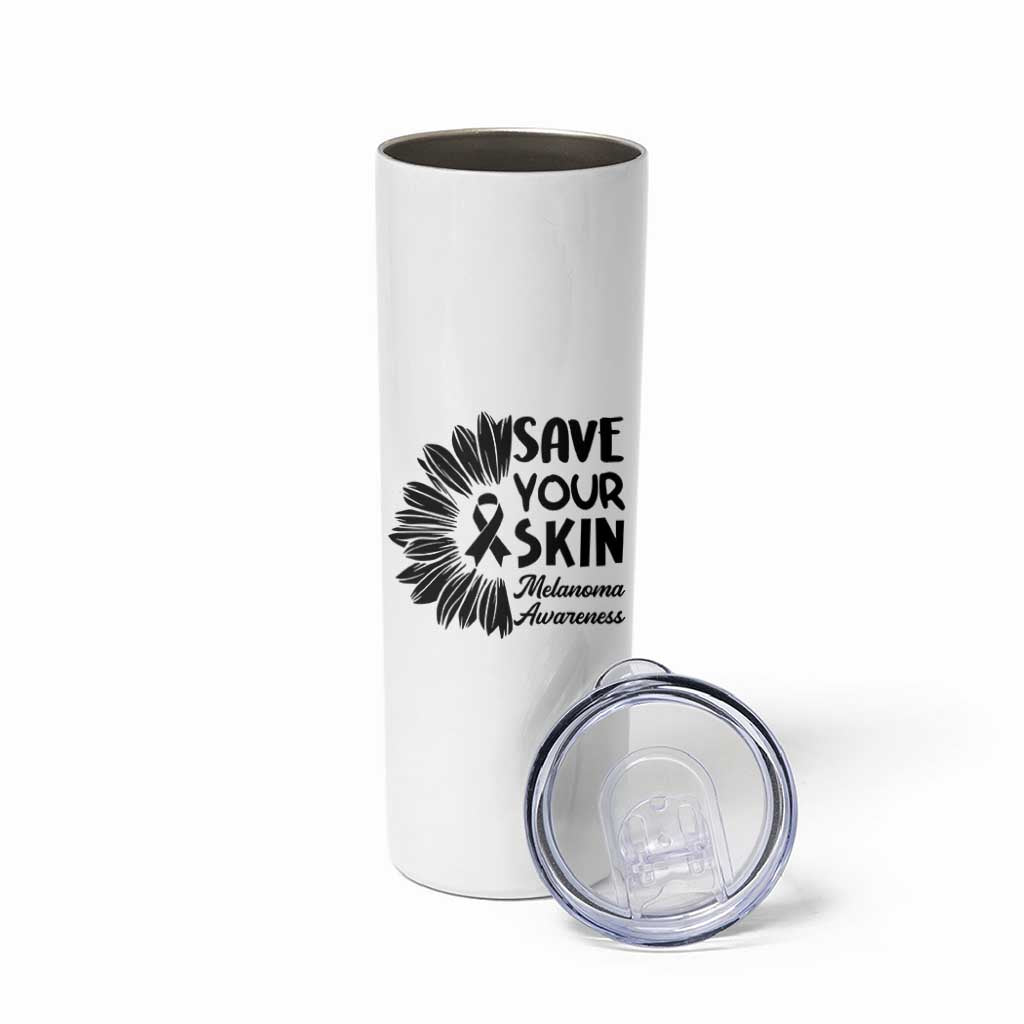 Skin Cancer Fighter Skinny Tumbler Save Your Skin