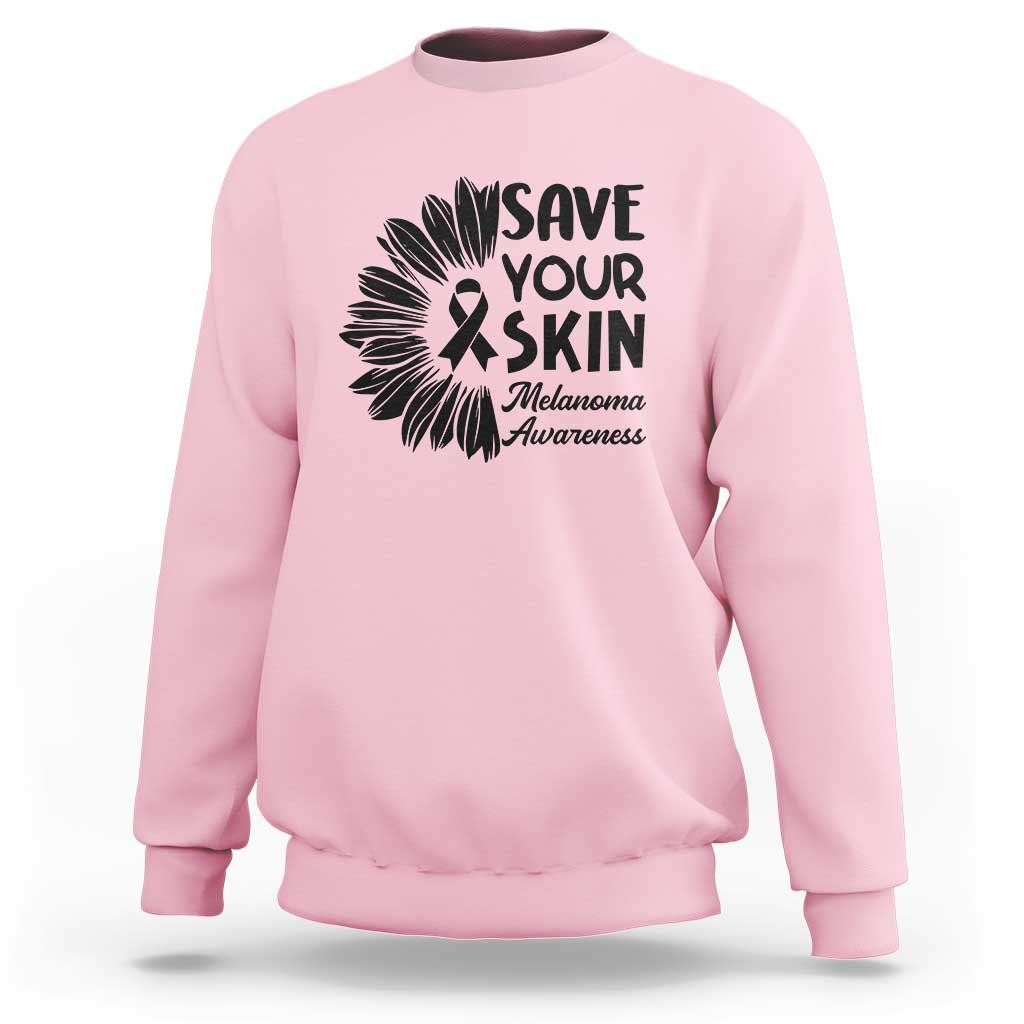 Skin Cancer Fighter Sweatshirt Save Your Skin