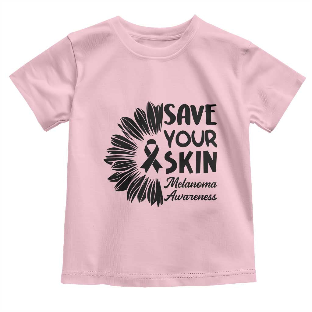 Skin Cancer Fighter Toddler T Shirt Save Your Skin