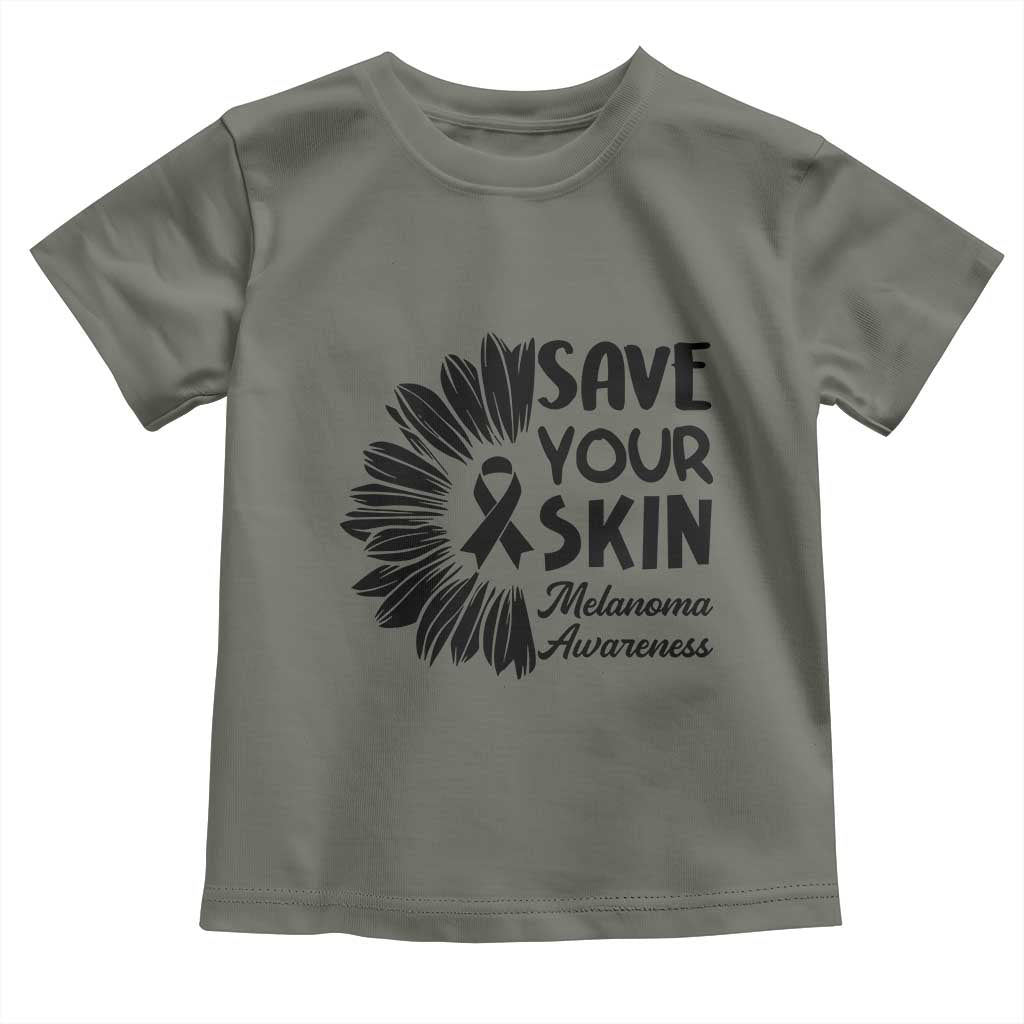 Skin Cancer Fighter Toddler T Shirt Save Your Skin