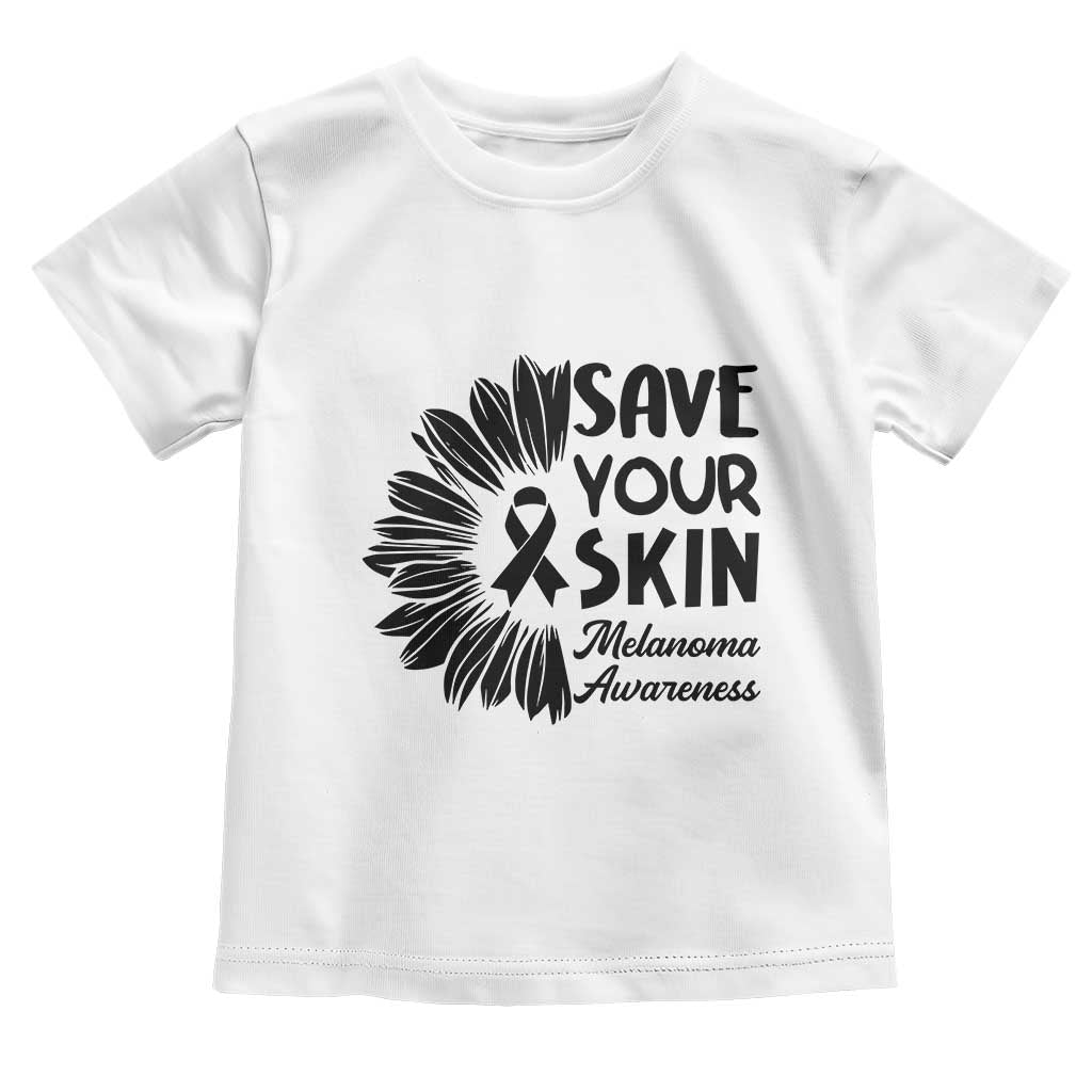 Skin Cancer Fighter Toddler T Shirt Save Your Skin