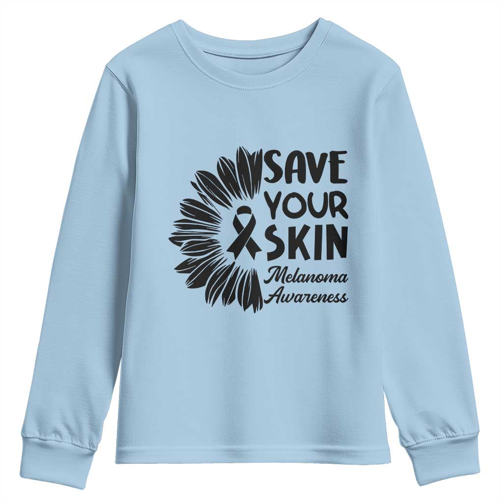 Skin Cancer Fighter Youth Sweatshirt Save Your Skin
