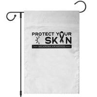 Melanoma Prevention Awareness Garden Flag Protect Your Skin