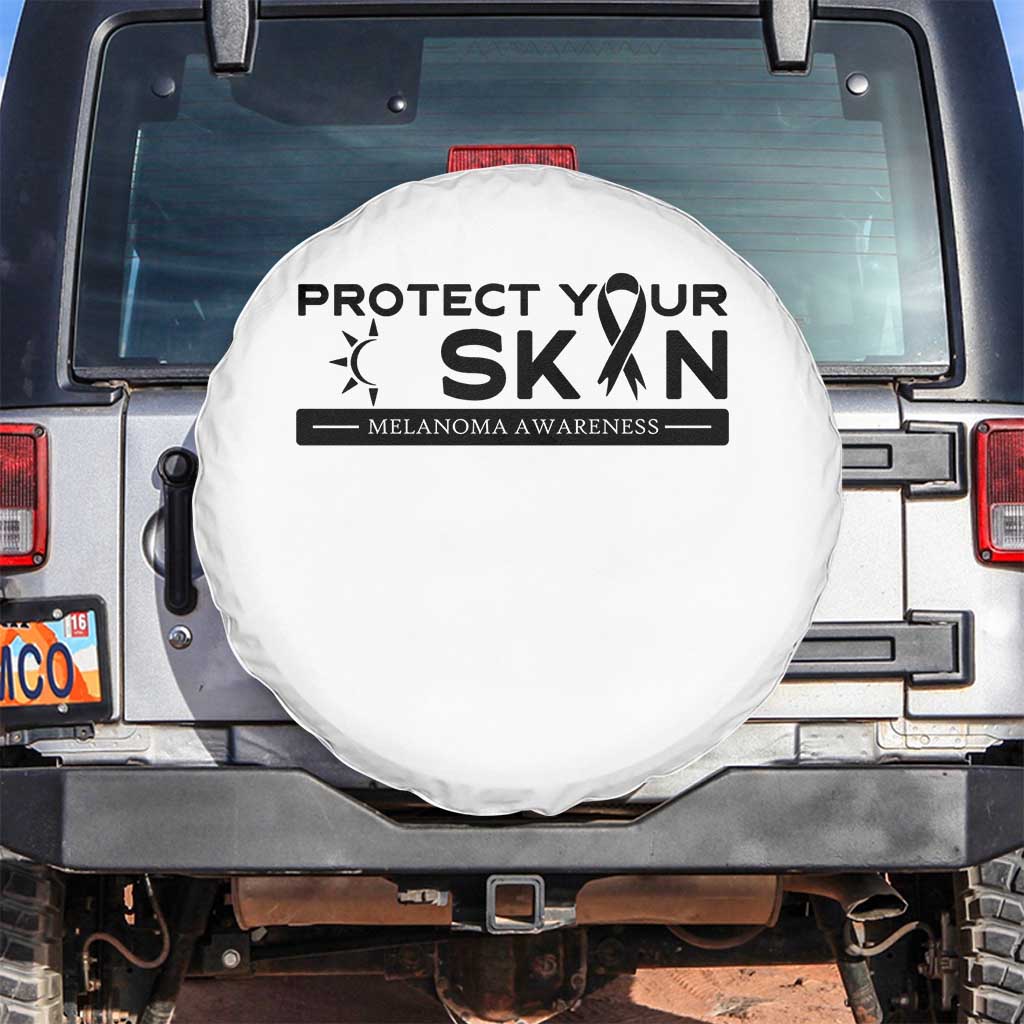 Melanoma Prevention Awareness Spare Tire Cover Protect Your Skin