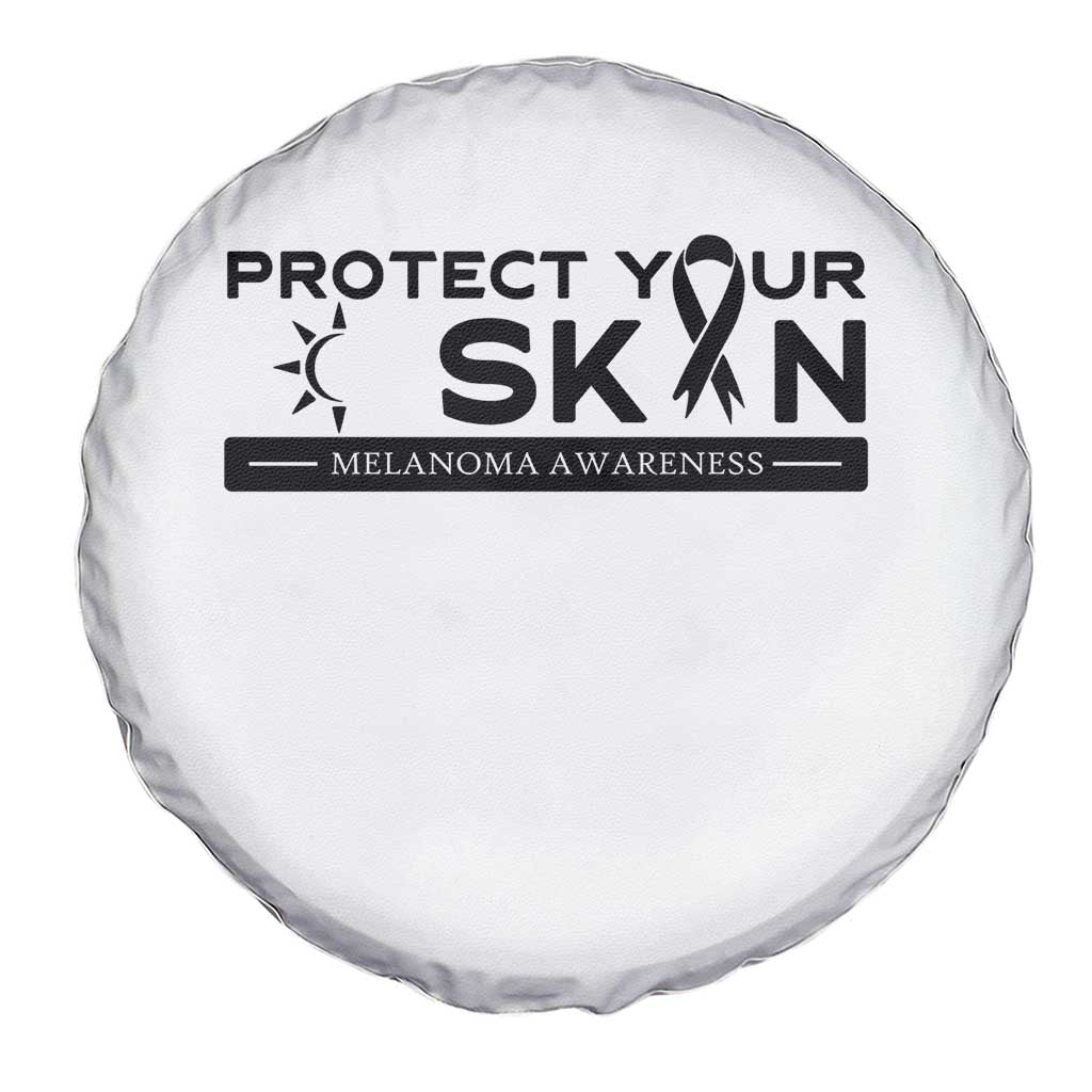 Melanoma Prevention Awareness Spare Tire Cover Protect Your Skin