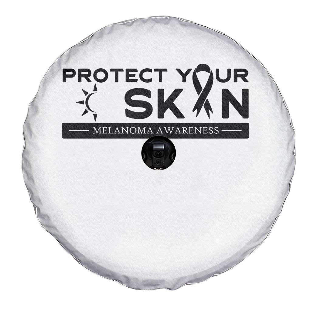 Melanoma Prevention Awareness Spare Tire Cover Protect Your Skin