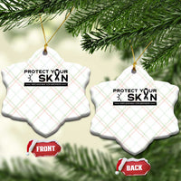 Melanoma Prevention Awareness Ceramic Ornament Protect Your Skin