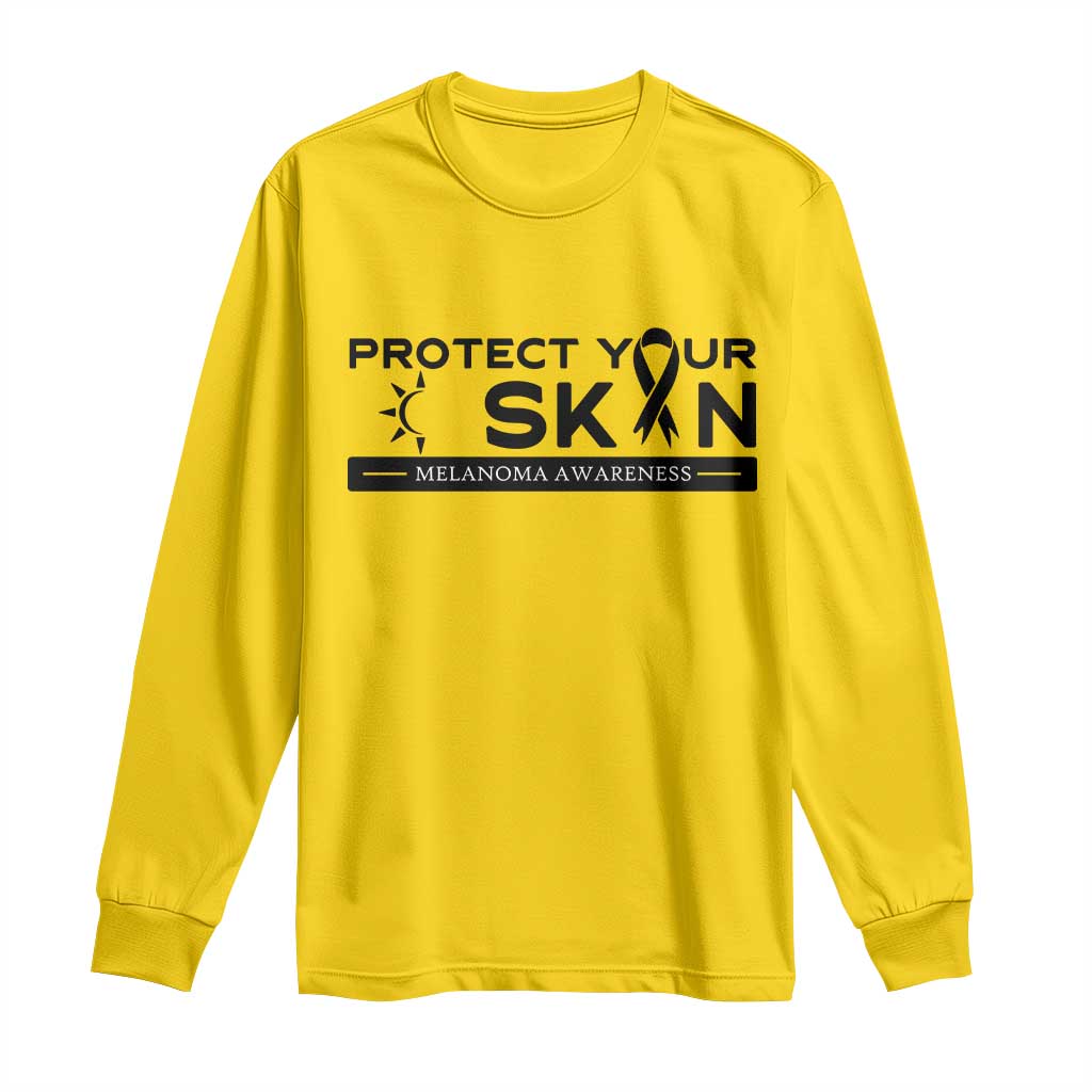 Melanoma Prevention Awareness Long Sleeve Shirt Protect Your Skin