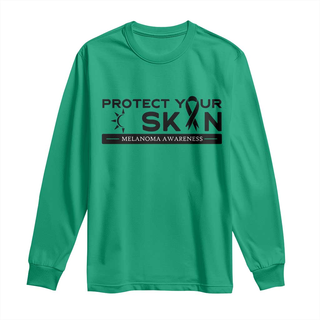Melanoma Prevention Awareness Long Sleeve Shirt Protect Your Skin