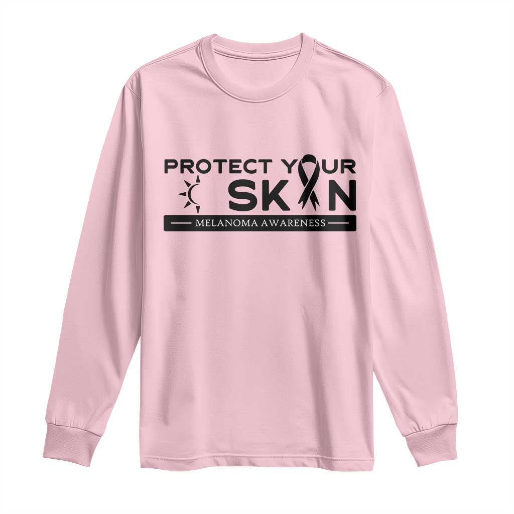 Melanoma Prevention Awareness Long Sleeve Shirt Protect Your Skin