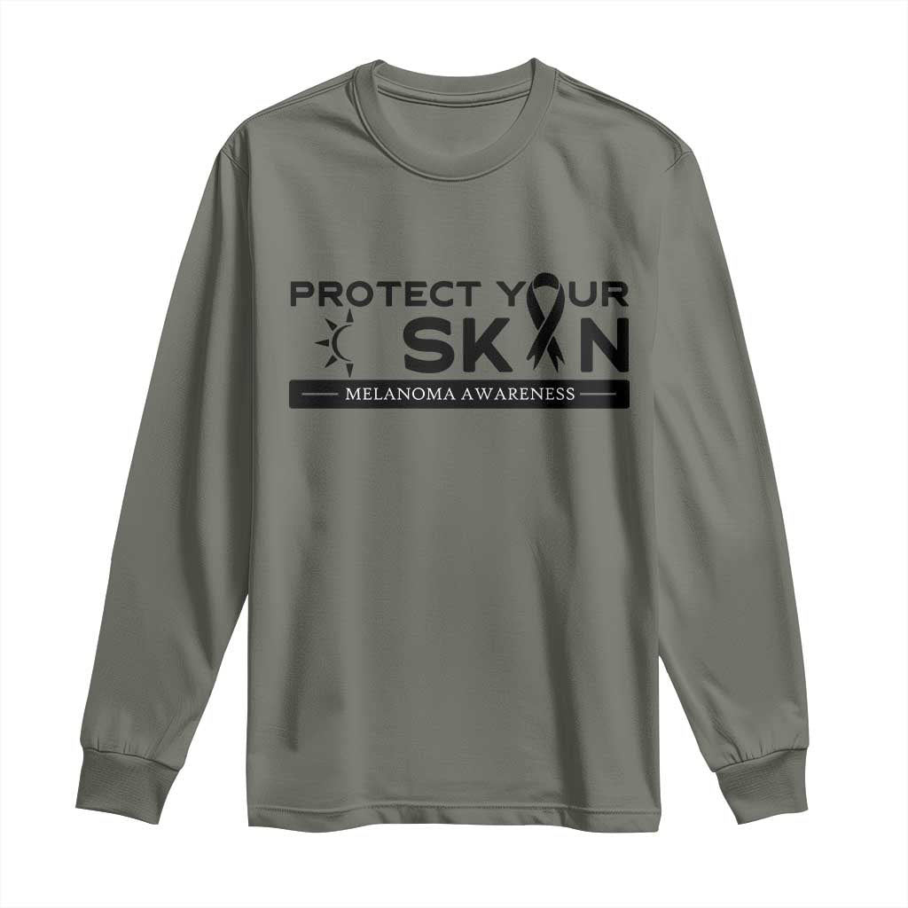 Melanoma Prevention Awareness Long Sleeve Shirt Protect Your Skin
