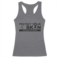 Melanoma Prevention Awareness Racerback Tank Top Protect Your Skin