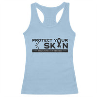 Melanoma Prevention Awareness Racerback Tank Top Protect Your Skin