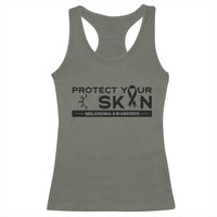 Melanoma Prevention Awareness Racerback Tank Top Protect Your Skin