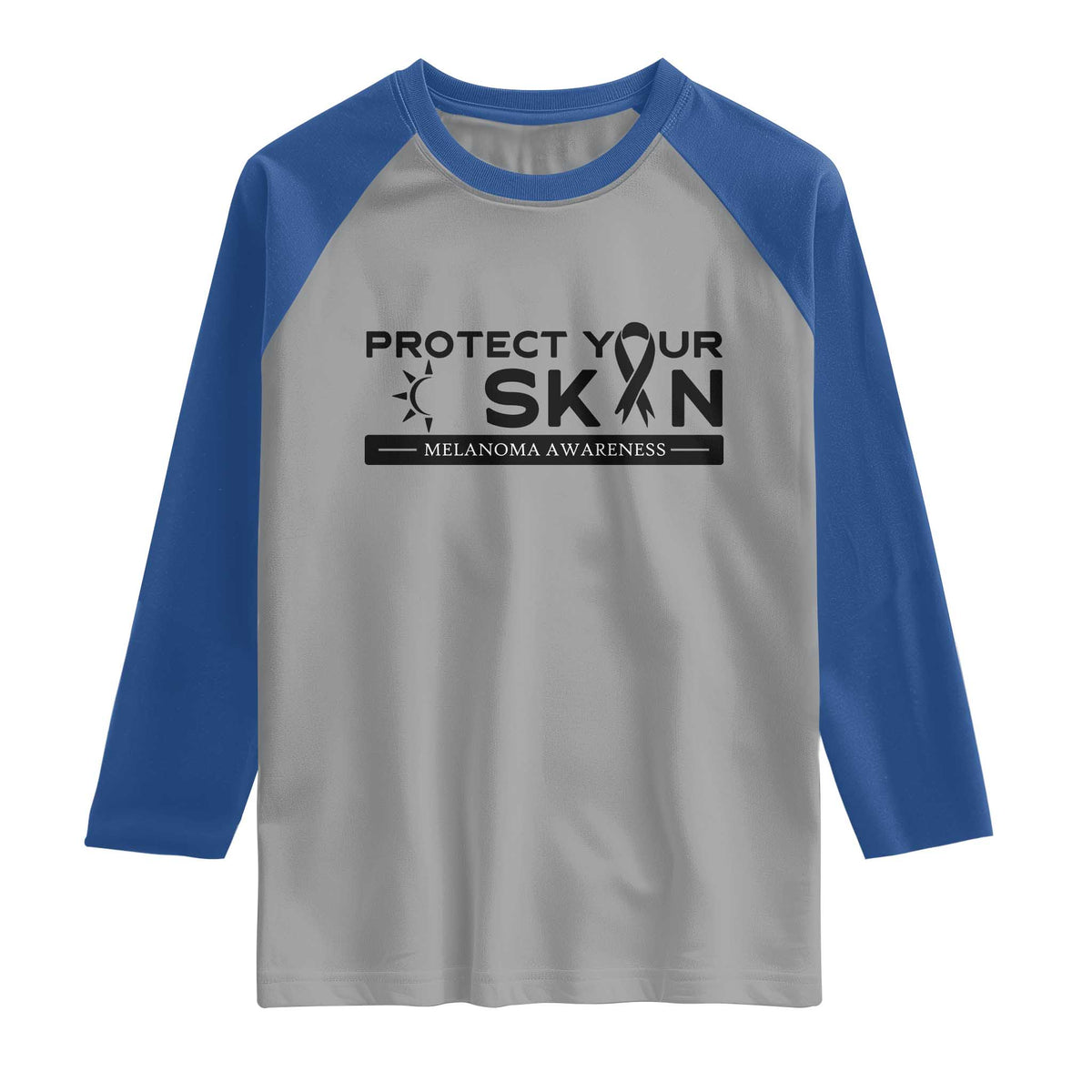 Melanoma Prevention Awareness Raglan Shirt Protect Your Skin