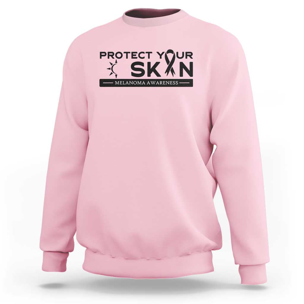 Melanoma Prevention Awareness Sweatshirt Protect Your Skin
