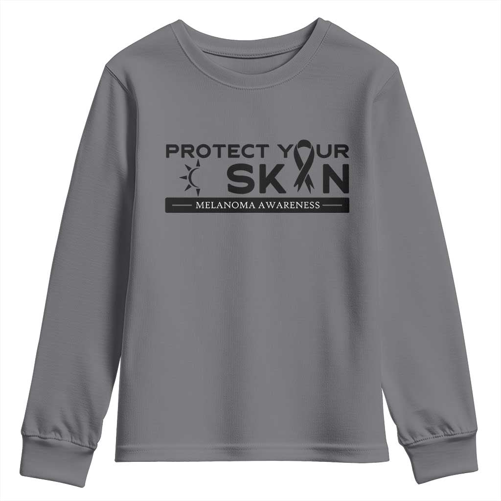 Melanoma Prevention Awareness Youth Sweatshirt Protect Your Skin
