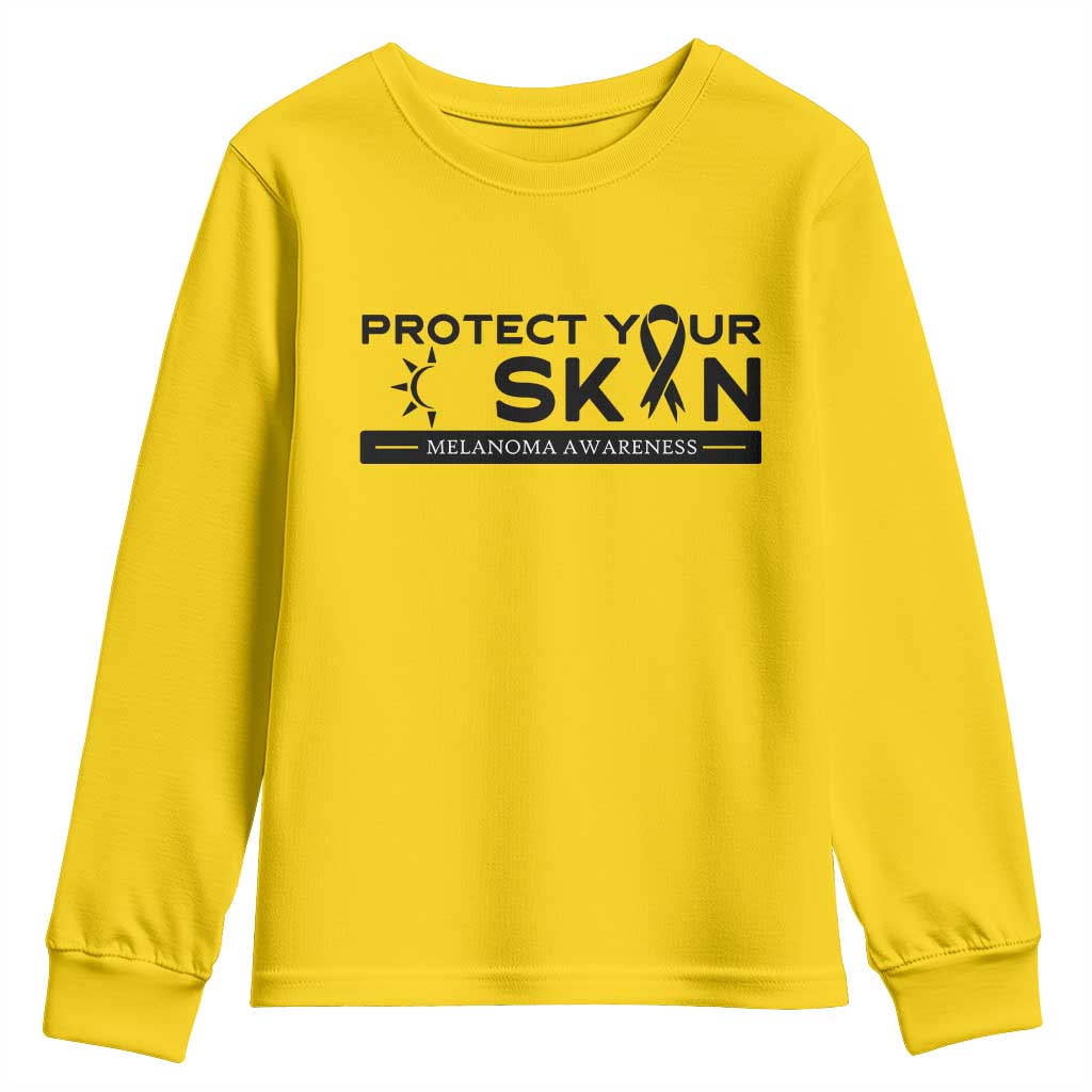 Melanoma Prevention Awareness Youth Sweatshirt Protect Your Skin