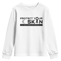 Melanoma Prevention Awareness Youth Sweatshirt Protect Your Skin