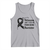 Melanoma Cant Stop Me From Being Awesome Tank Top Support Squad Gift